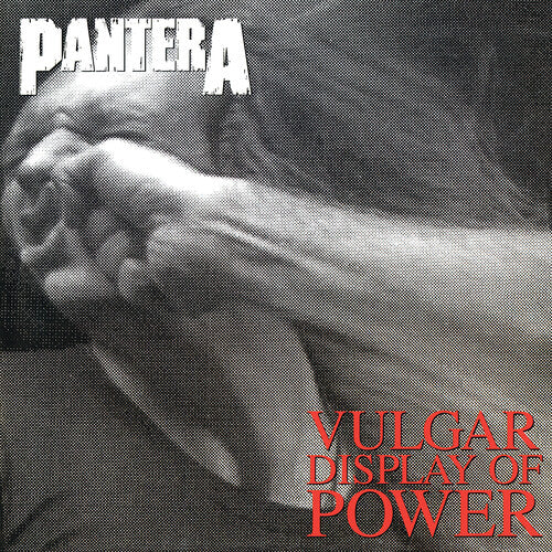Pantera - Vulgar Display Of Power LP (White/Metal Grey)