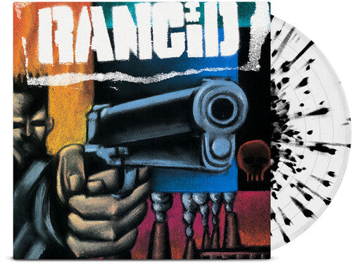 Rancid - S/T 93 LP (White w/ Black Swirl)