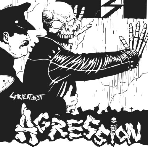 Agression - Greatest LP (Black/White Splatter)