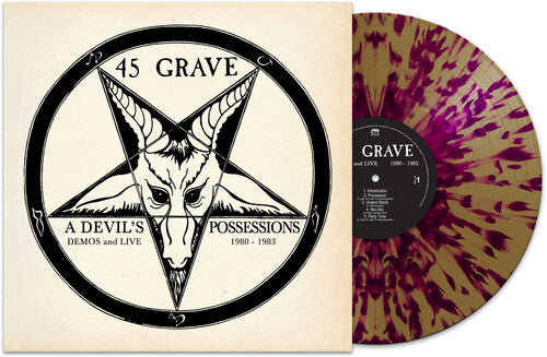 45 Grave - A Devil's Possesions - Demos and Live LP (Gold Splatter)