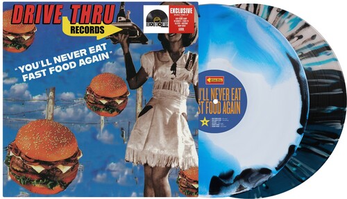 Drive Thru Records - You'll Never Eat Fast Food Again LP (RSD White/Blue/Black)
