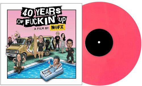 NOFX - 40 Years Of Fuckin' Up - LP (Pink)