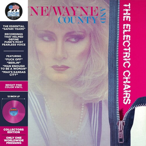 Wayne Country & The Electric Chairs - The Best of the Safari Years - LP (Pink)