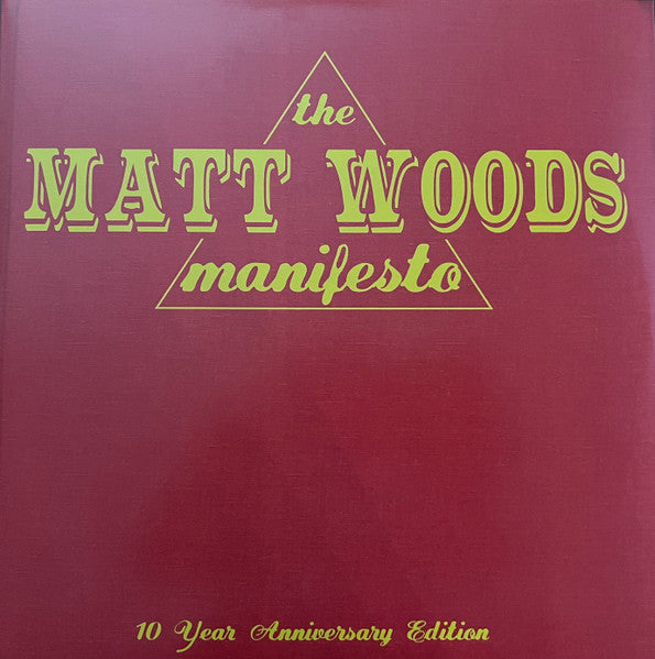 Matt Woods - Manifesto - 2xLP (Red/Yellow Splatter)
