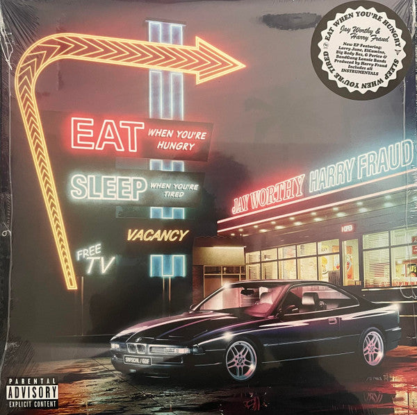 Jay Worthy & Harry Fraud – Eat When You're Hungry, Sleep When You're Tired - LP