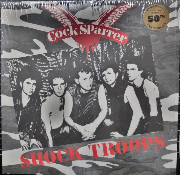 Cock Sparrer - Shock Troops LP (Bleach Marble)