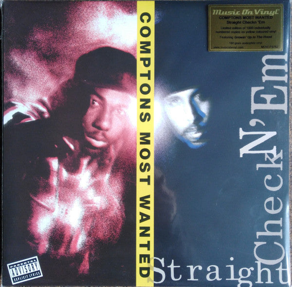 Compton's Most Wanted - Straight Checkin Fools 2xLP (#'d Yellow)