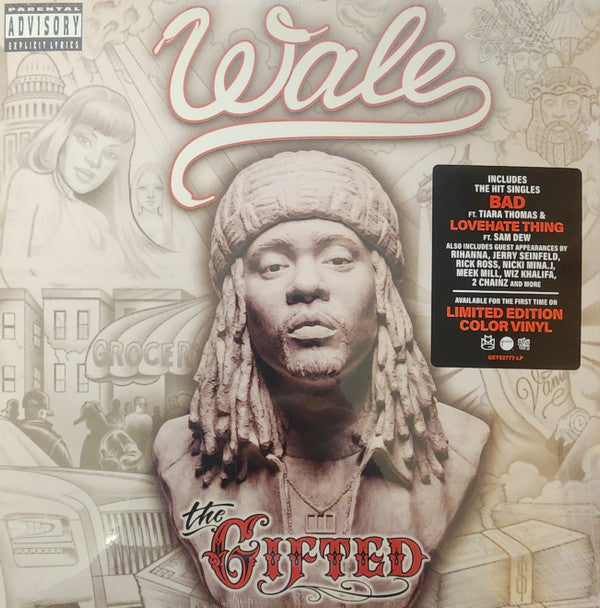 Wale ‎– The Gifted - LP (OG Cover; Ghostly Colored)