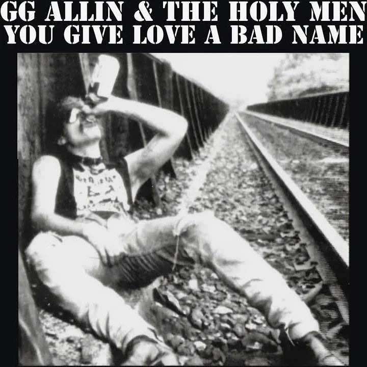 GG Allin - You Give Love A Bad Name LP (IEX Blood Moon)